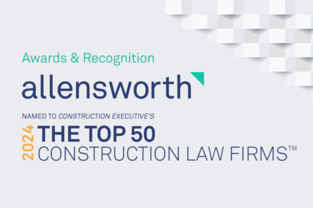 Image about Allensworth Climbs the Ranks in Construction Executive’s 2