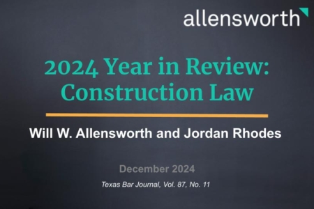 Image about 2024 Year in Review: Construction Law